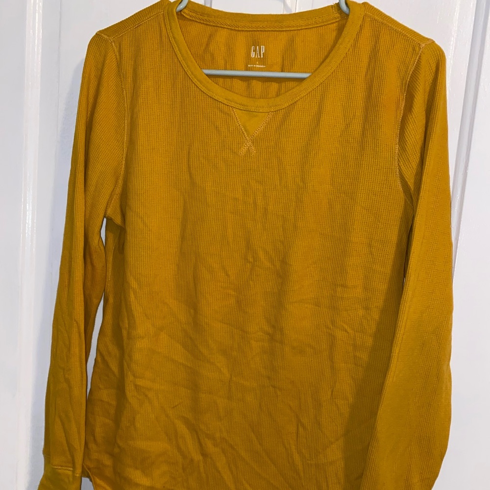 gap Thermal crew neck long sleeve shirt